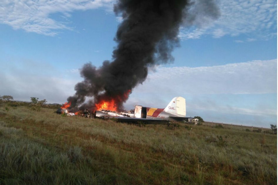 Aeronave cayó en zona rural de Puerto Gaitán, Meta