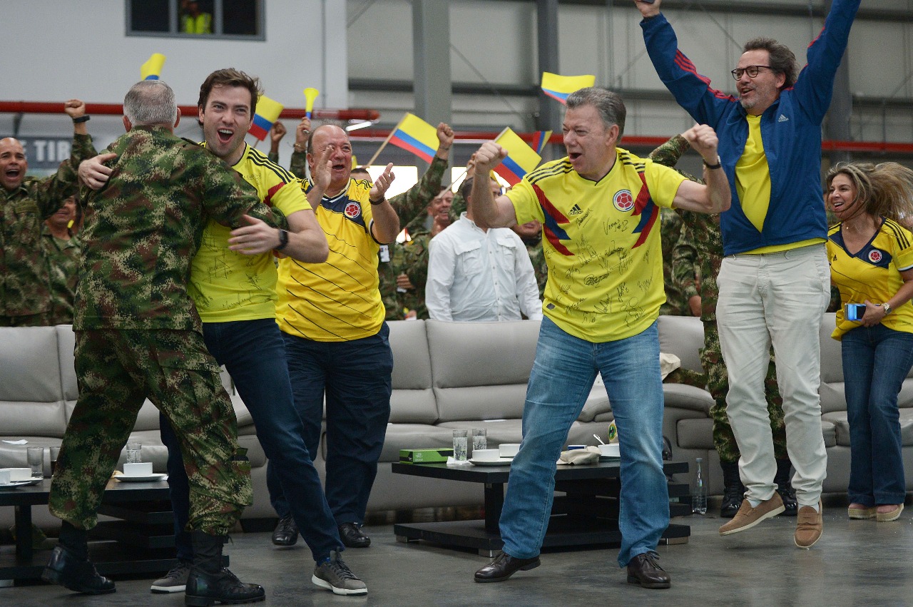 El Ejército colombiano se suma a la fiesta por el triunfo de la selección