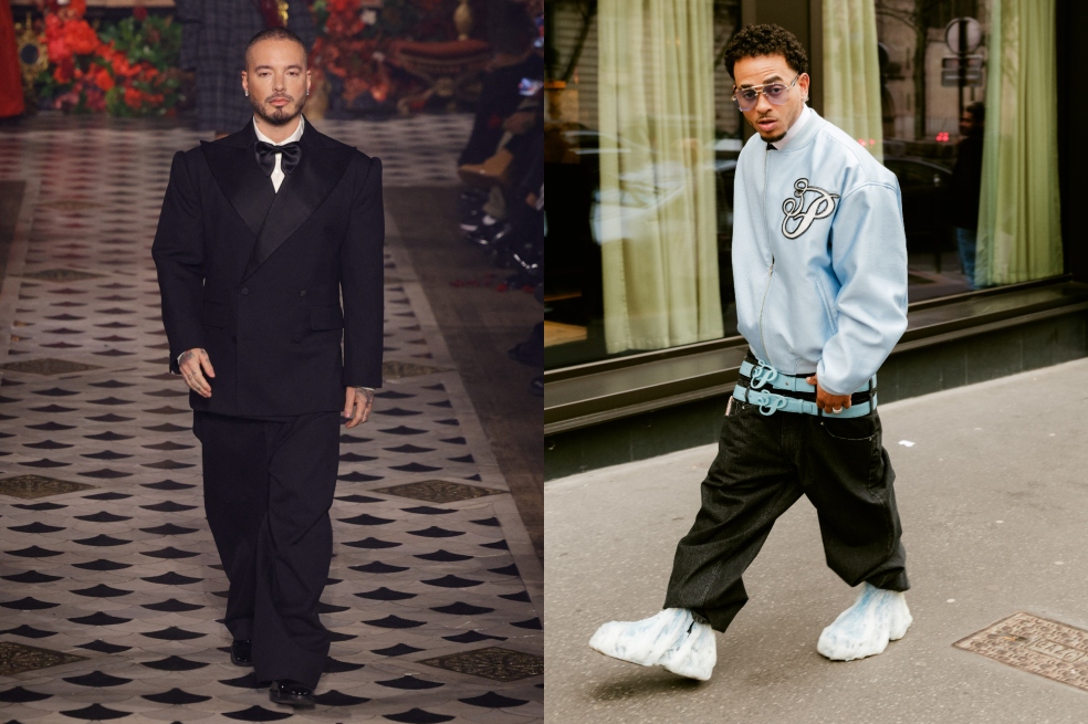 Moda y reggaetón: J Balvin y Ozuna en la Semana de la Moda Masculina de París