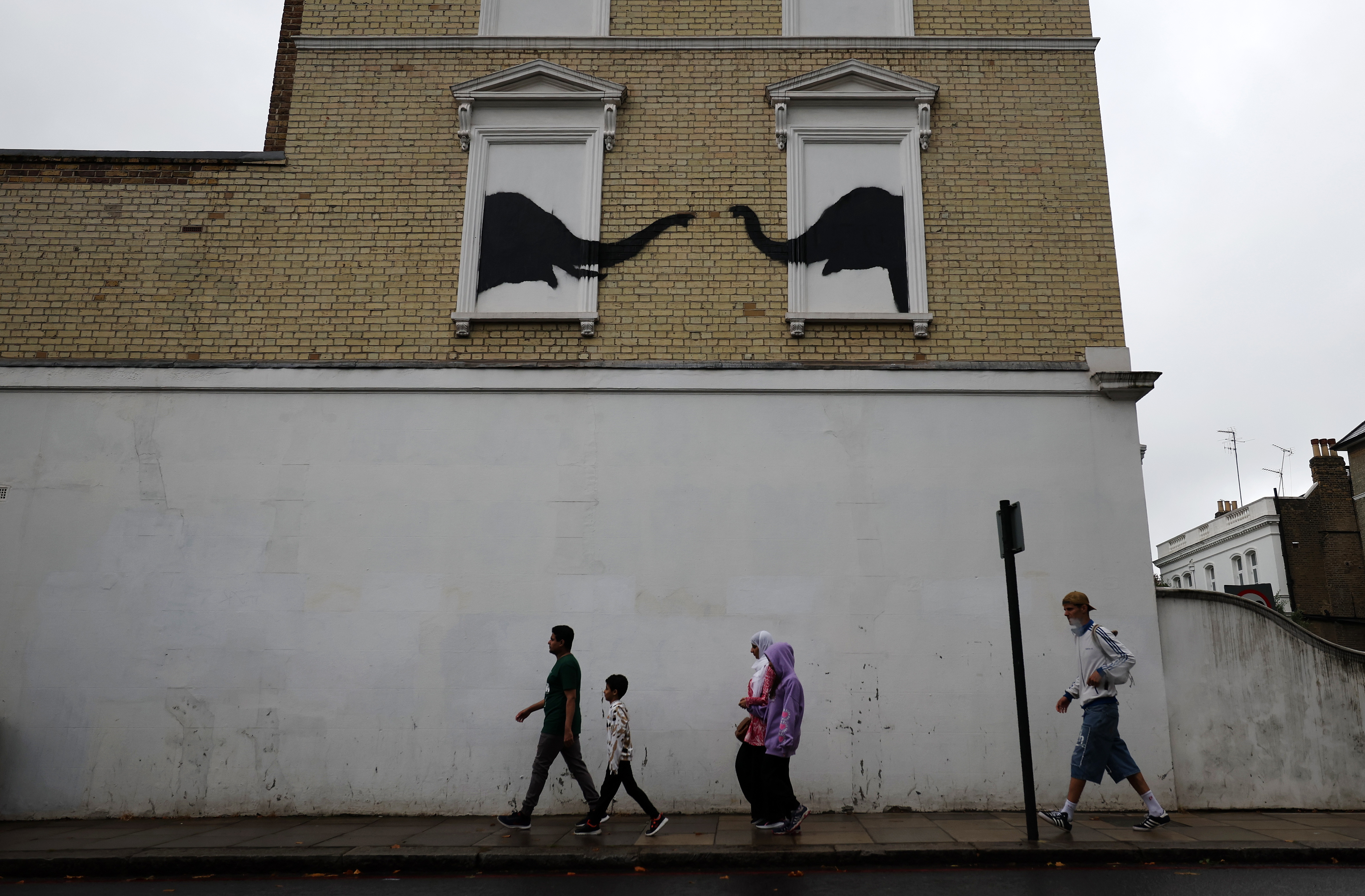 Banksy desvela su segunda obra de arte “animal” en Londres en menos de 24 horas