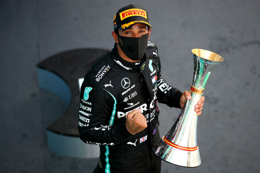 Hamilton logró en Rusia su victoria número cien y se coloca líder de la F1