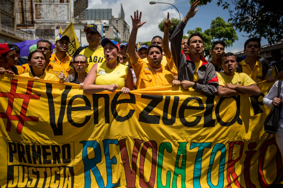 Venezuela: oposición marcha por el revocatorio