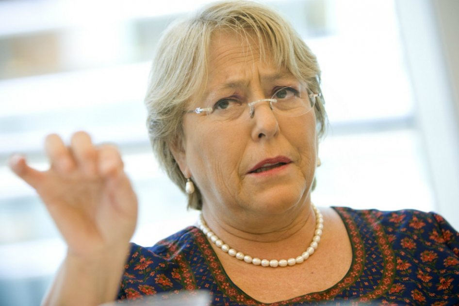 La presidenta de Chile, Michelle Bachelet.