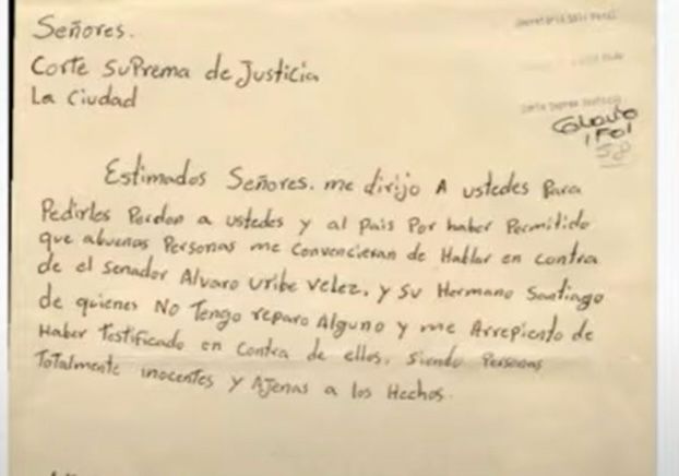Carta Uribe