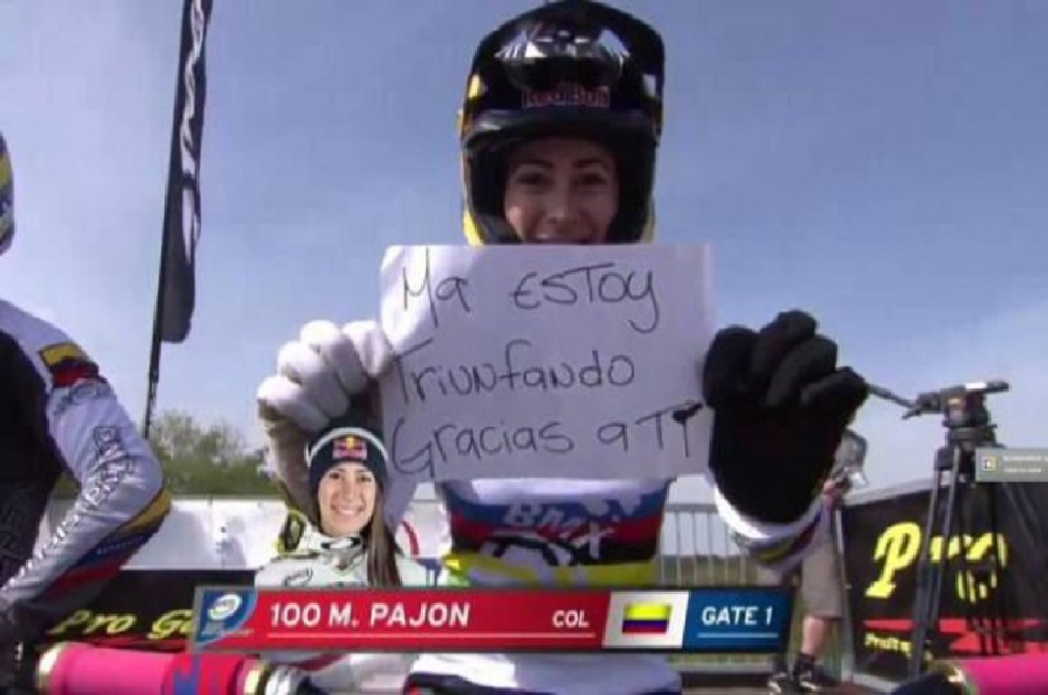 Mariana Pajón volvió a ganar oro en la Copa Mundo de Holanda