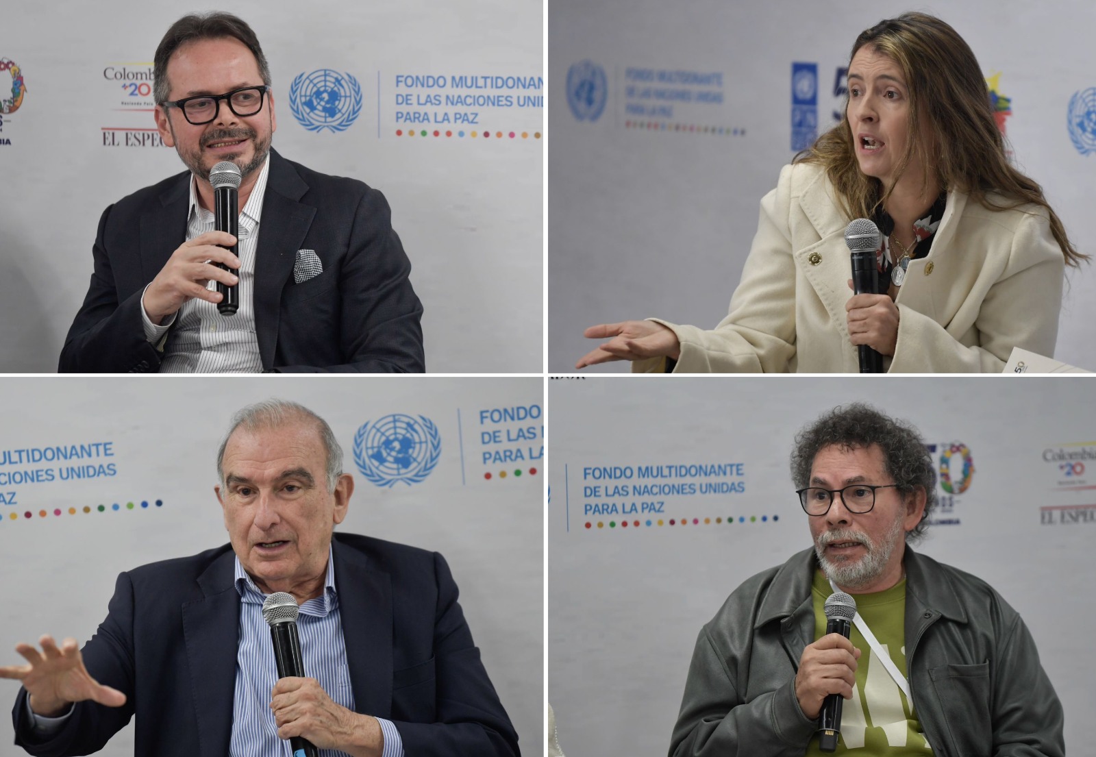 Entre los asistentes estuvieron el jefe de la Misión de la ONU, Carlos Ruíz, el exjefe de las FARC Pastor Alape y los senadores Paloma Valencia y Humberto de la Calle.