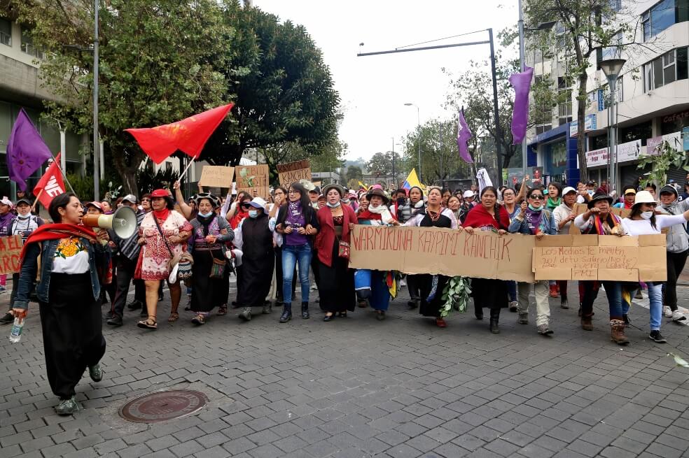 En fotos: así avanzan las protestas en Ecuador
