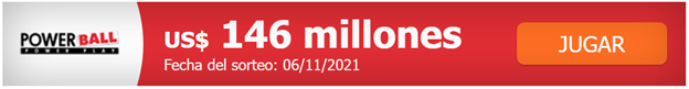 Participa del Powerball de Estados Unidos desde Colombia.