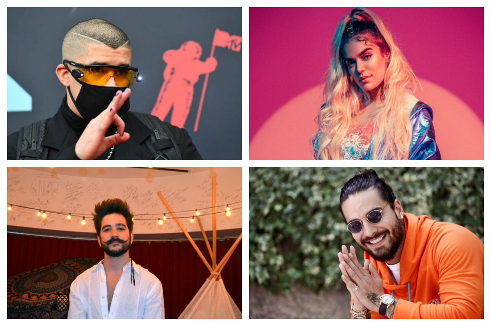 Bad Bunny obtuvo galardones, Camilo , Karol G y Maluma