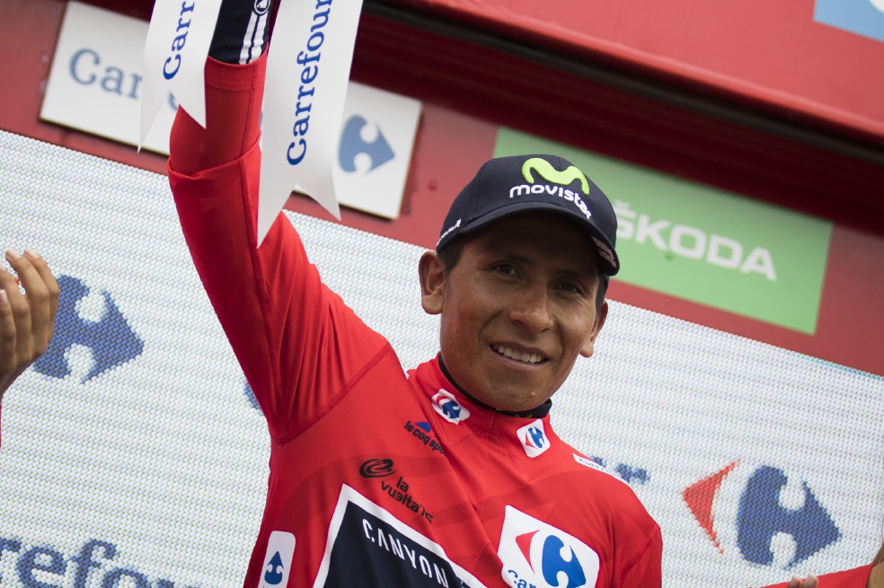 Moñona de Nairo en España: es nuevamente líder de la Vuelta