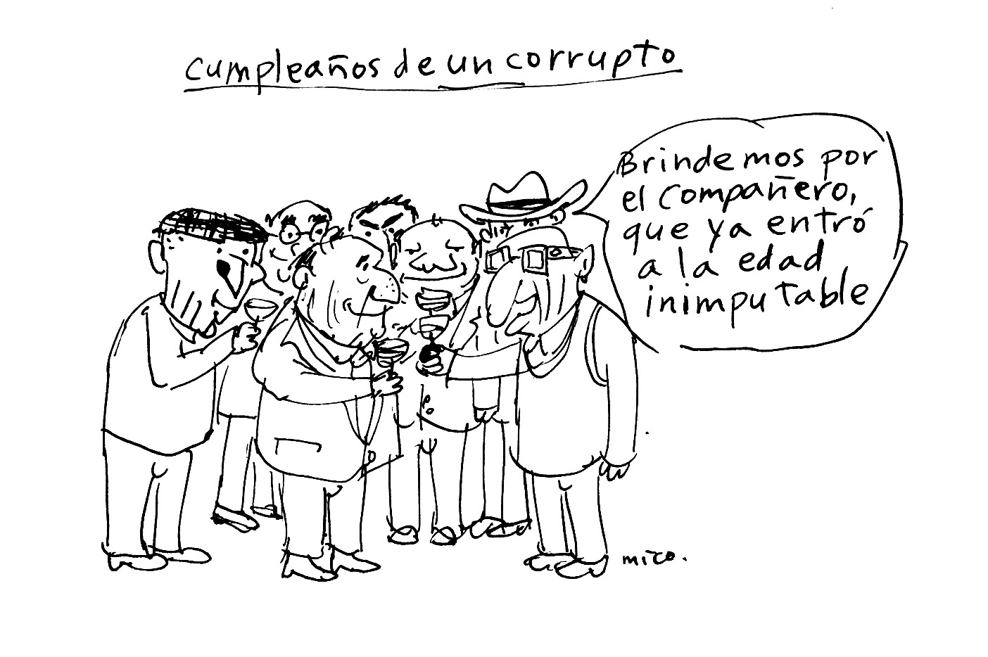 Cumpleaños de un corrupto