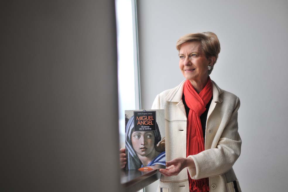 María Ángeles Vitoria y su pasión por Miguel Ángel