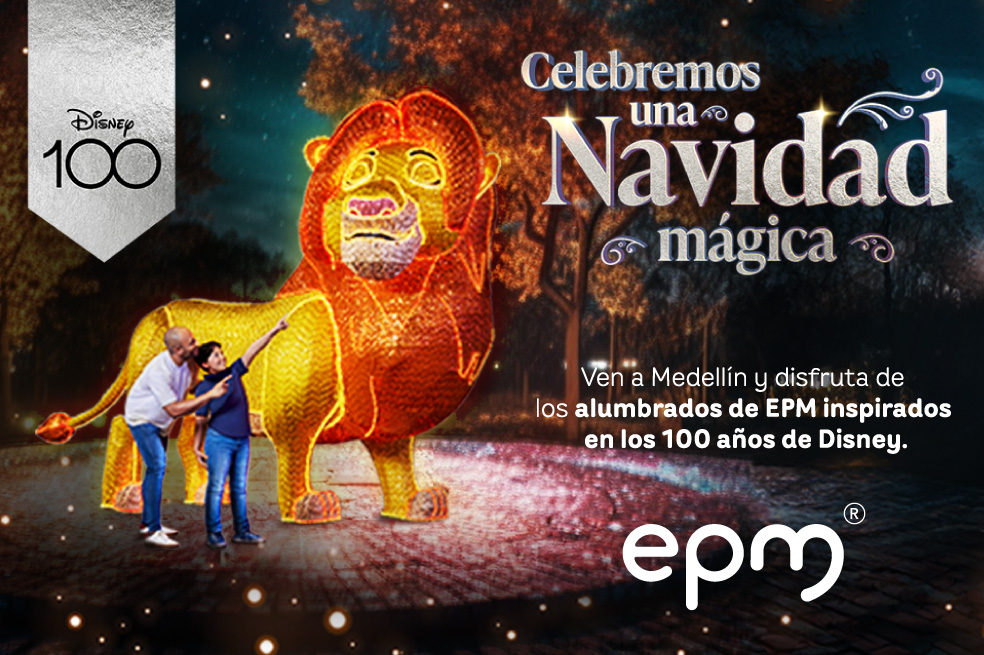 En Medellín se puede vivir la magia de las fiestas a través de los Alumbrados de EPM