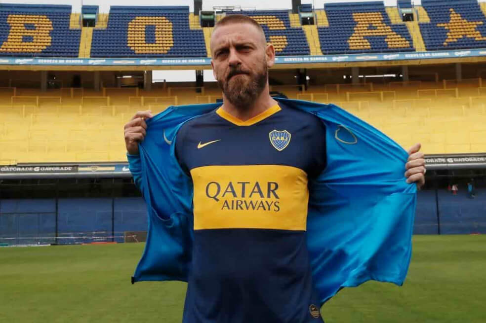 Daniele De Rossi debutará este martes en Boca Juniors ante Almagro