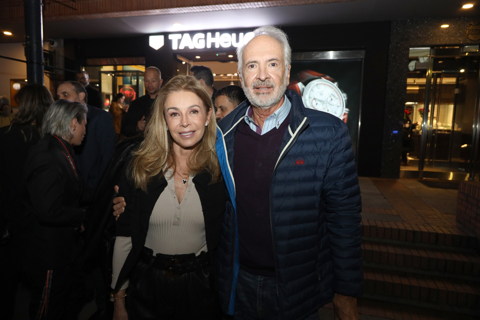 Mafe cortes y Carlos Dario Behar