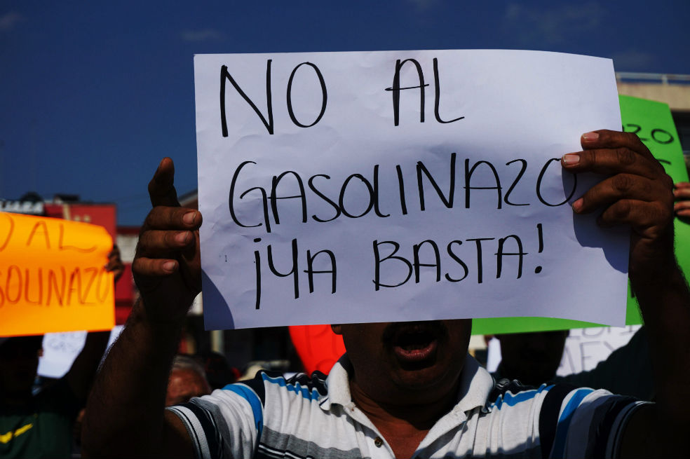 Lo que provocó en México el alza del precio de la gasolina