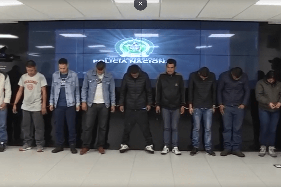 Capturan nueve personas que planeaban hurtar viviendas en Engativá