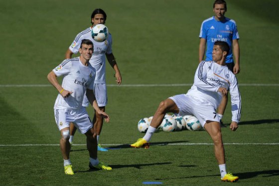 Gareth Bale vuelve a entrenar con el Real Madrid