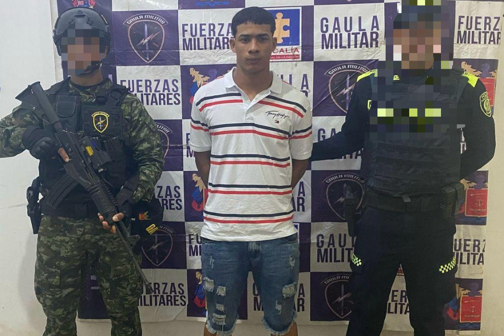 Él es alias “Yao” el jefe de sicarios de Los Pachenca capturado en La Guajira
