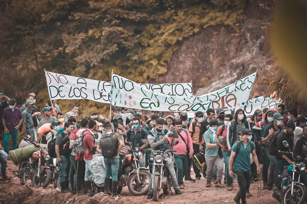 Comunidad del Catatumbo se moviliza para rechazar la instalación de bases militares