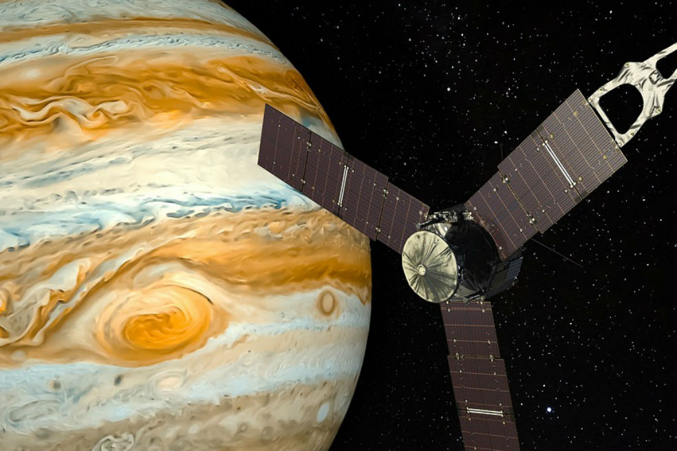 Nave espacial de la NASA volará sobre la Gran Mancha Roja de Júpiter