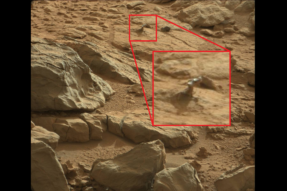 Fotos inexplicables que ha tomado el Curiosity en Marte