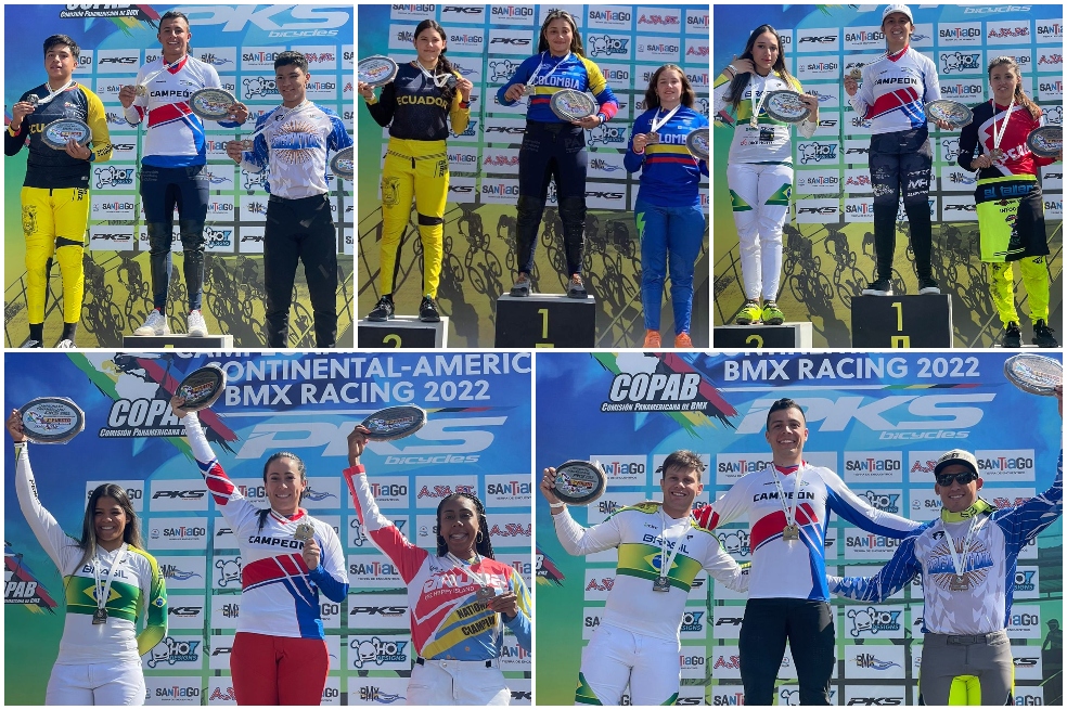 Los bicicrosistas colombianos ganaron cinco títulos de seis posibles en el panamericano de Argentina.