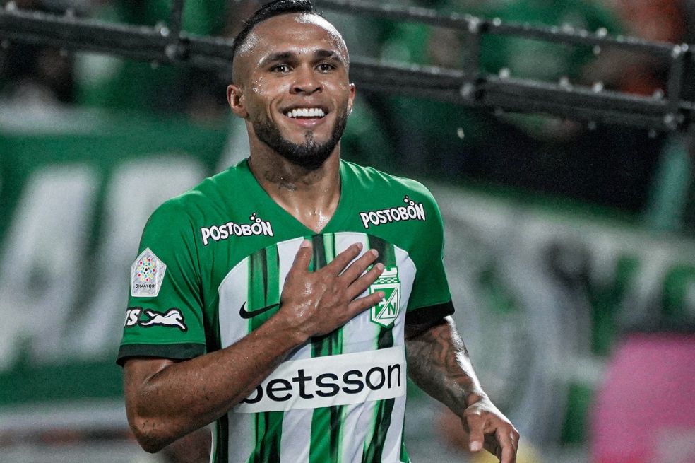 Andrés Sarmiento, atacante de Atlético Nacional.
