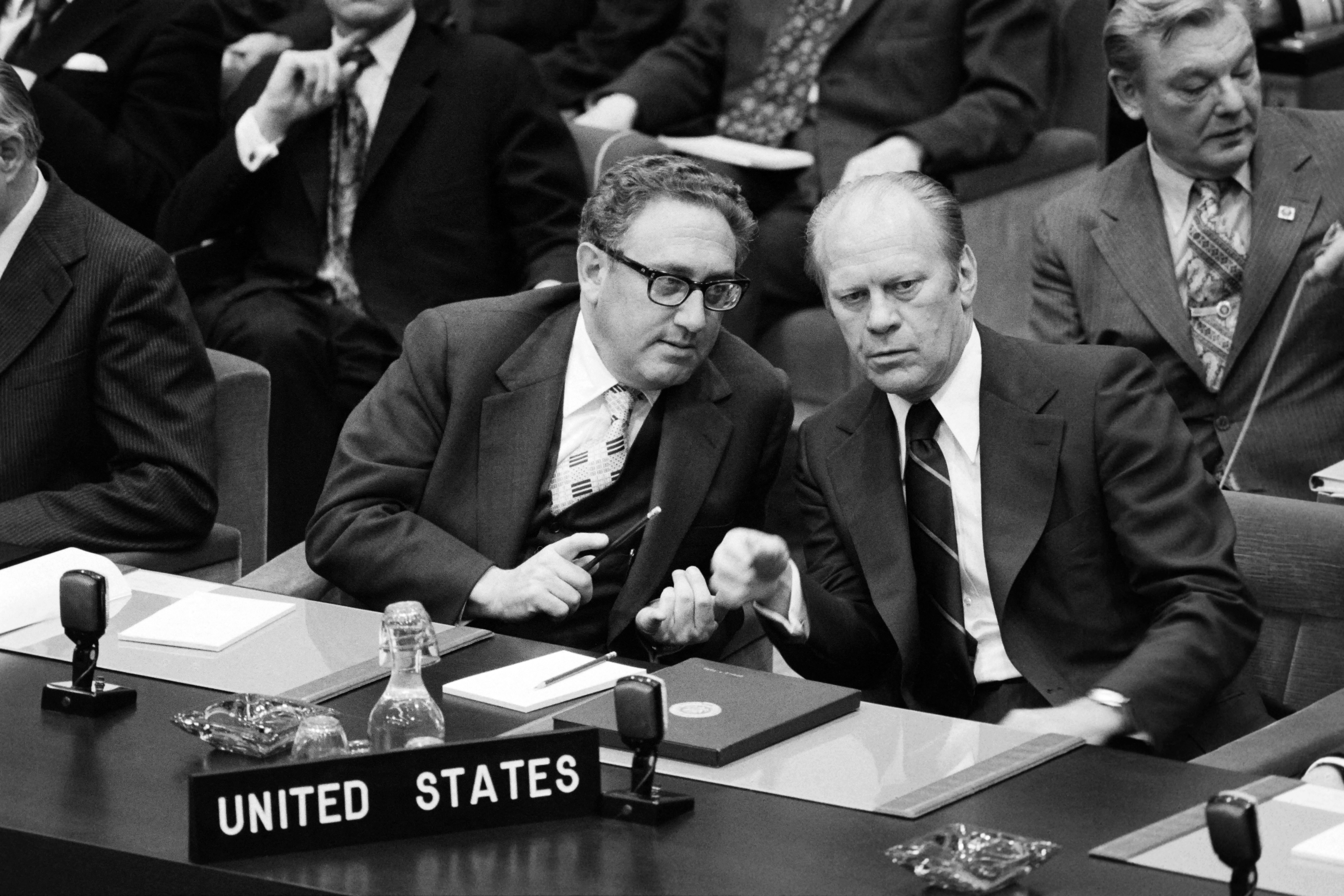 Henry Kissinger y personalidades del mundo