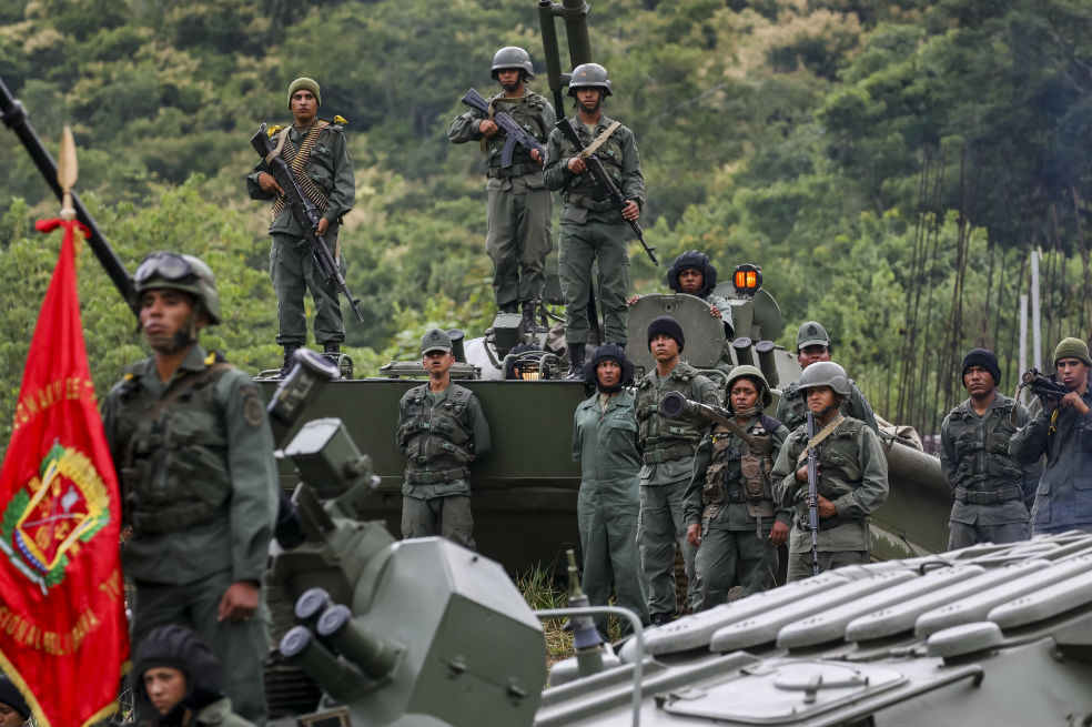 Los ejercicios militares de Maduro