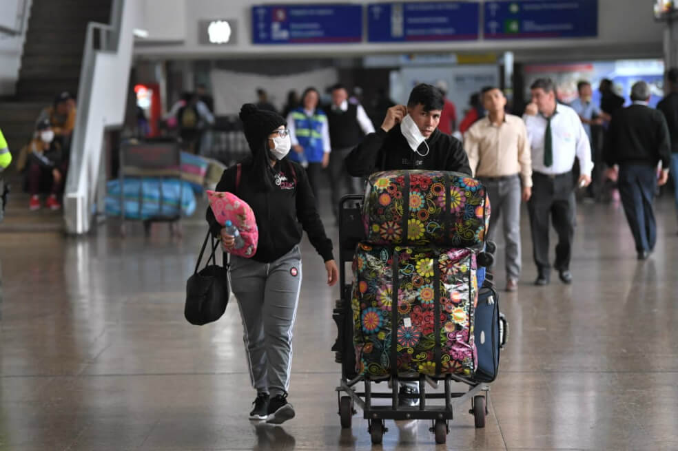 Casi 32.300 personas salieron de las terminales de Bogotá previo a simulacro de aislamiento