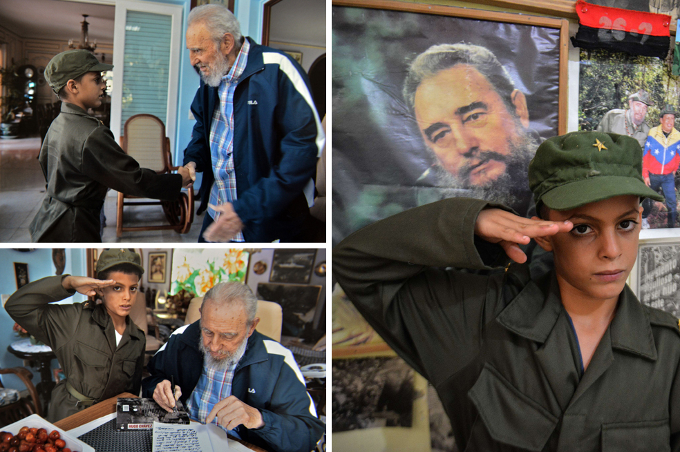 El niño que quiere ser como Fidel Castro