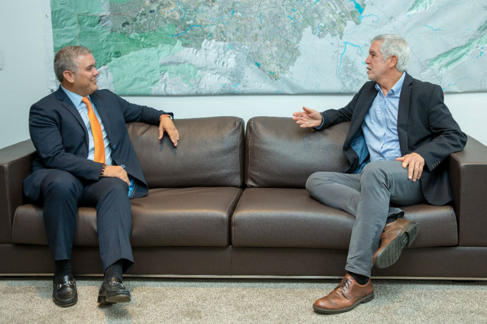 Duque a Peñalosa: «Queremos apoyar decididamente el metro para Bogotá»