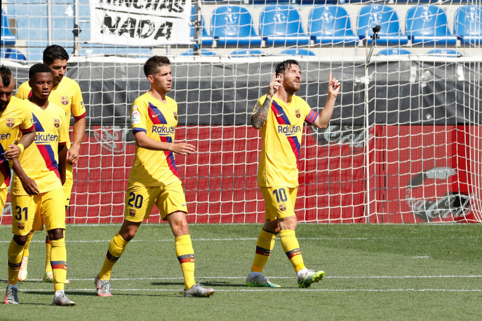 Lionel Messi obtiene su séptimo trofeo como goleador de la Liga de España