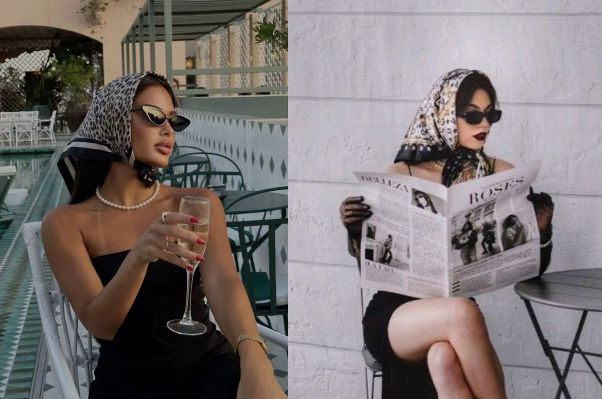 Las diferentes formas en las que puedes usar pañoleta para el cabello, la moda en 2024