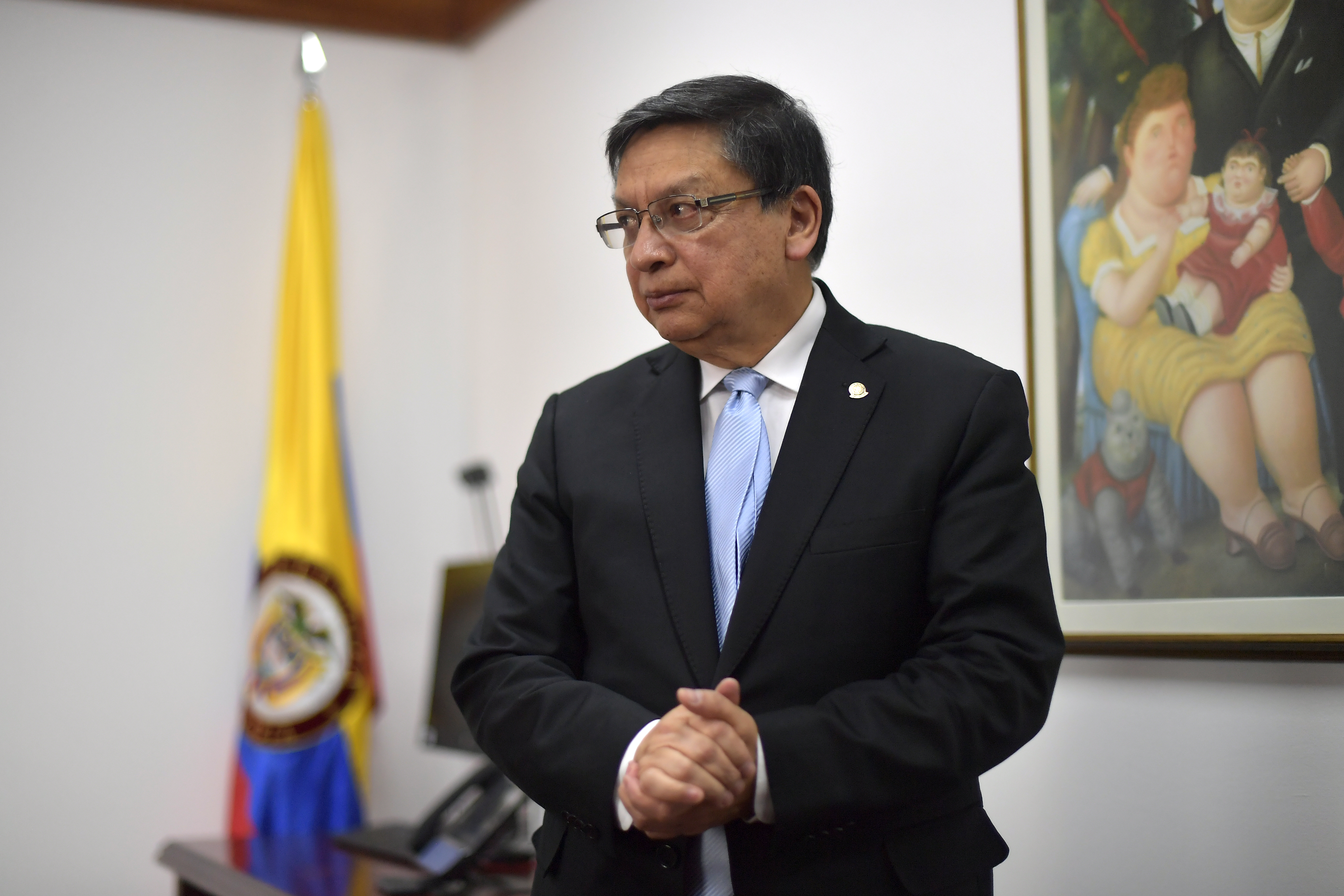 Nuevo presidente de la Corte Constitucional, en entrevista.