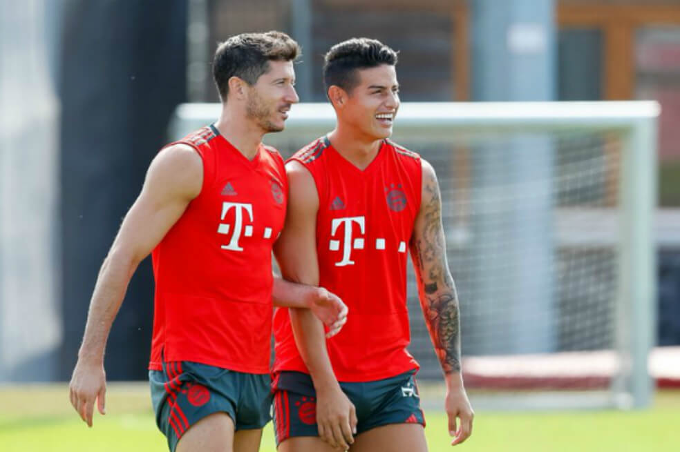 James y Lewandowski, claves para el Bayern ante Liverpool por Champions