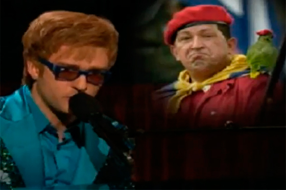 Justin Timberlake se burla de Hugo Chávez