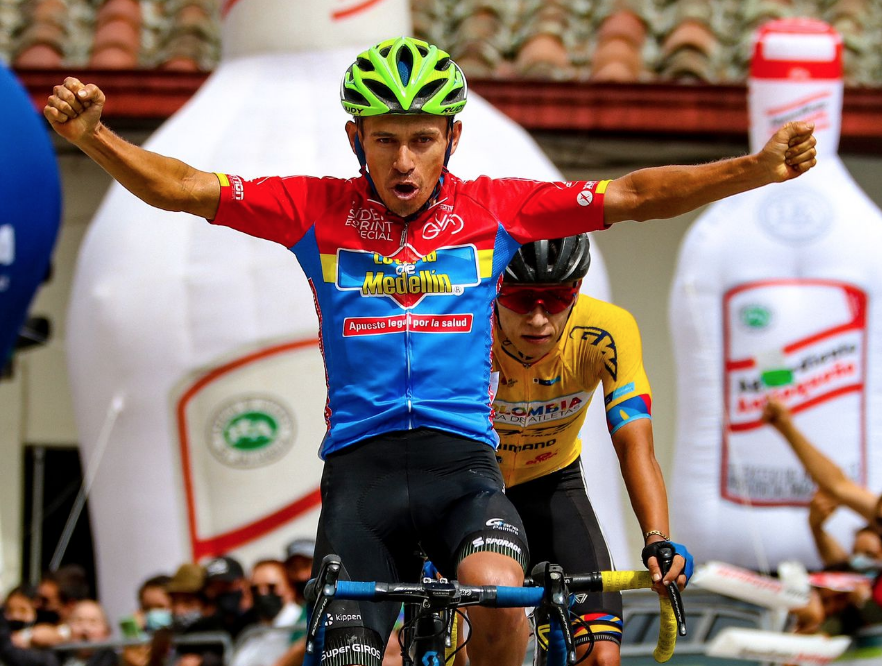 Didier Chaparro ganó la etapa reina de la Vuelta a Antioquia