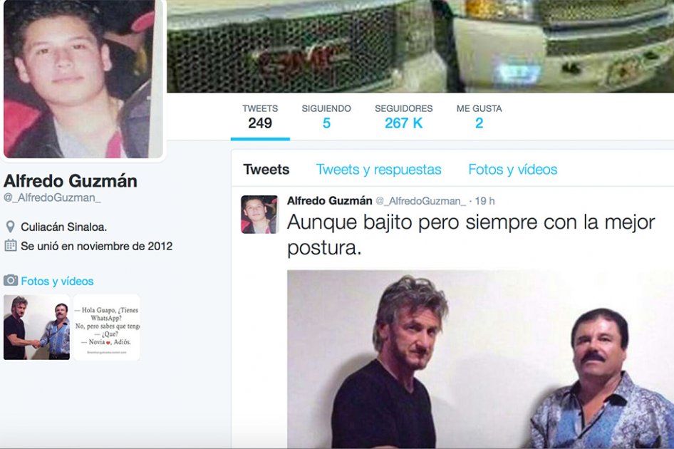 Hijos del "Chapo" hacen eco en Twitter del encuentro con Sean Penn