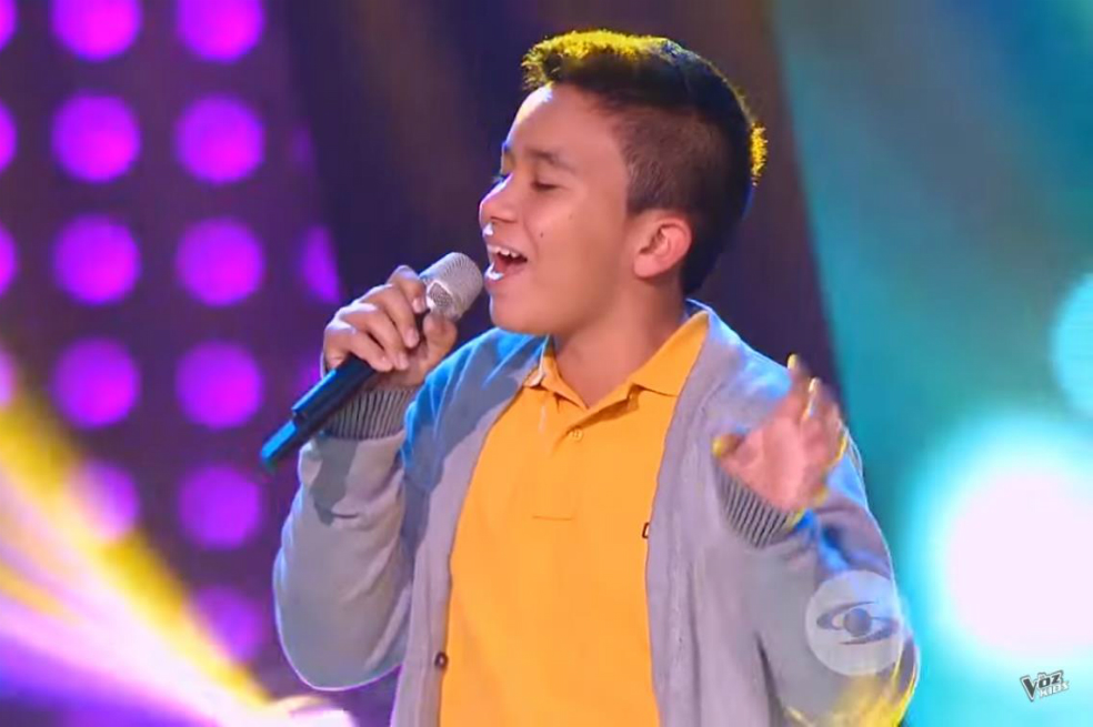 Samuel, el hijo de Kaleth Morales, cantó en "La Voz Kids" y conmovió a los jurados