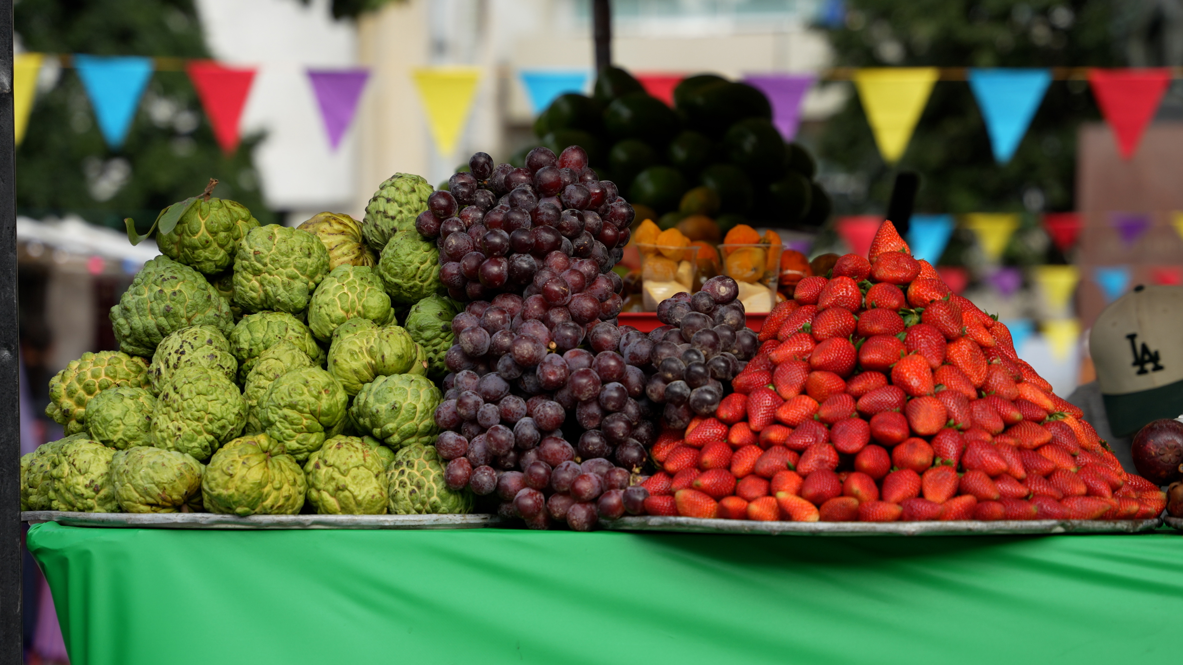 Venta de frutas en la calle