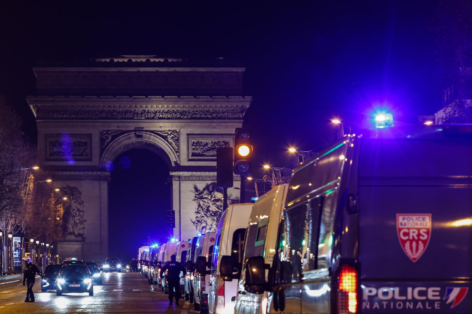 Francia vs. Marruecos: París se blinda para un partido catalogado de “alto riesgo”