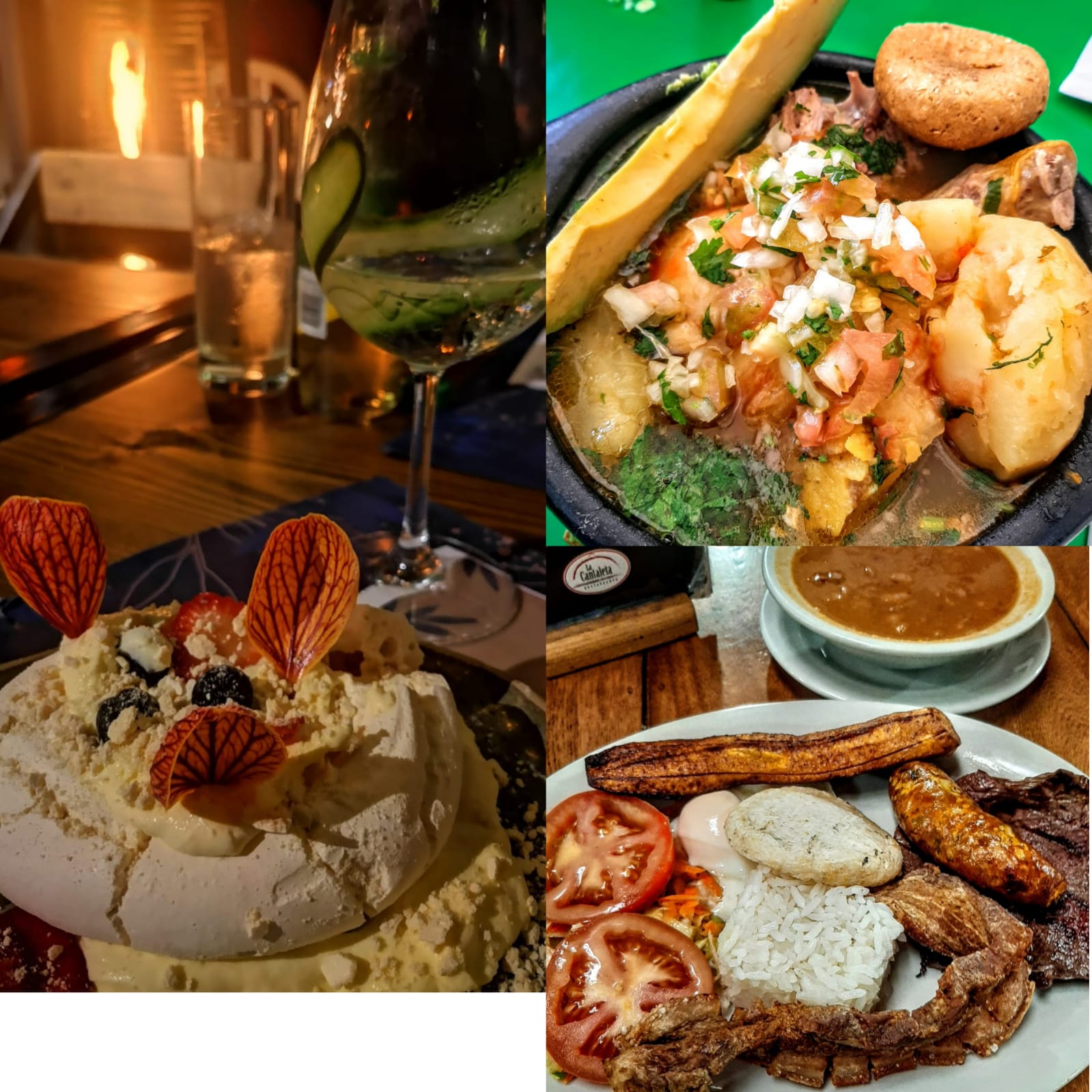 Desde un plato típico antioqueño hasta comida internacional de alta cocina.