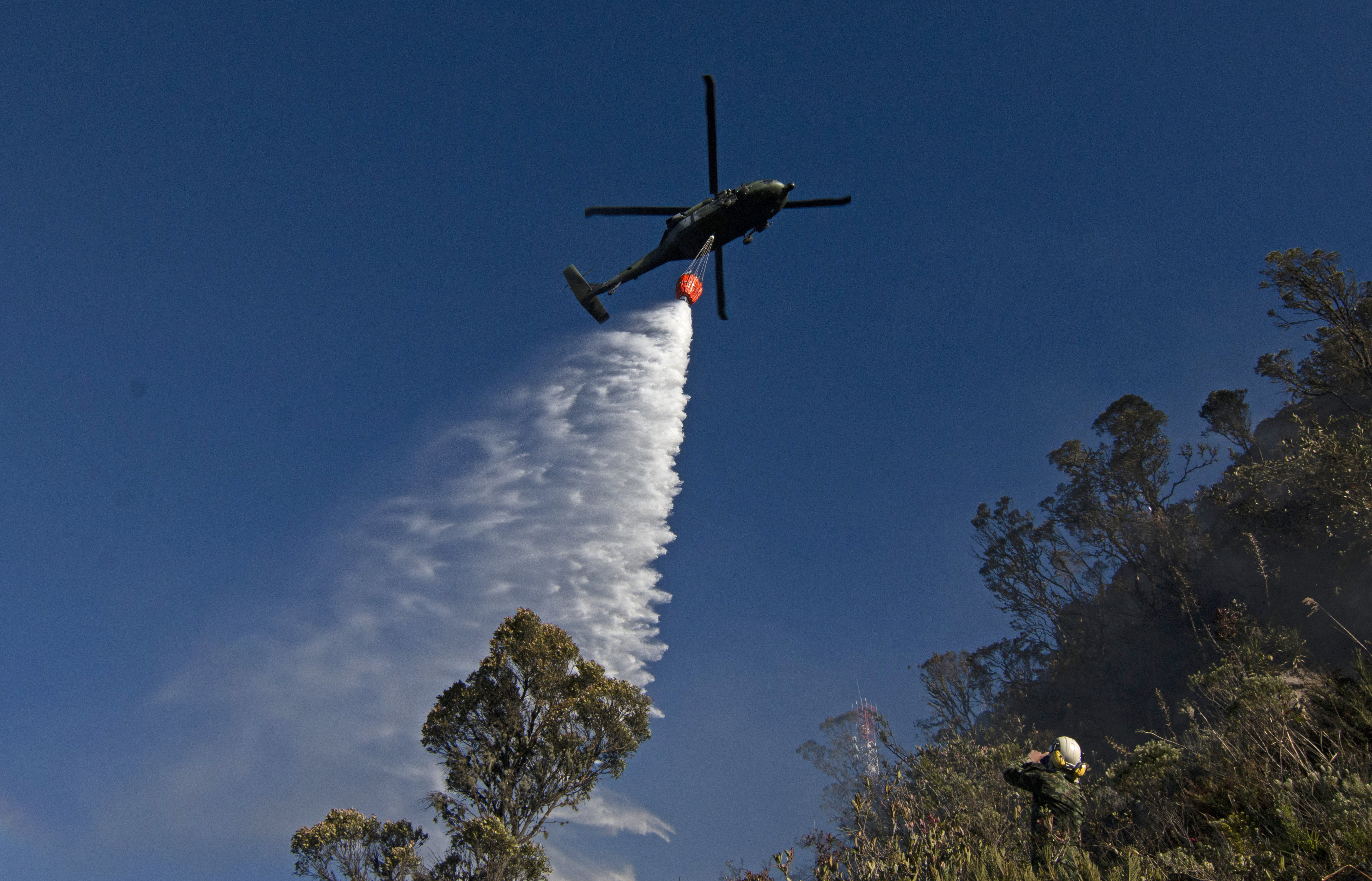 Reportan un incendio en el páramo de Siscunsí, Boyacá