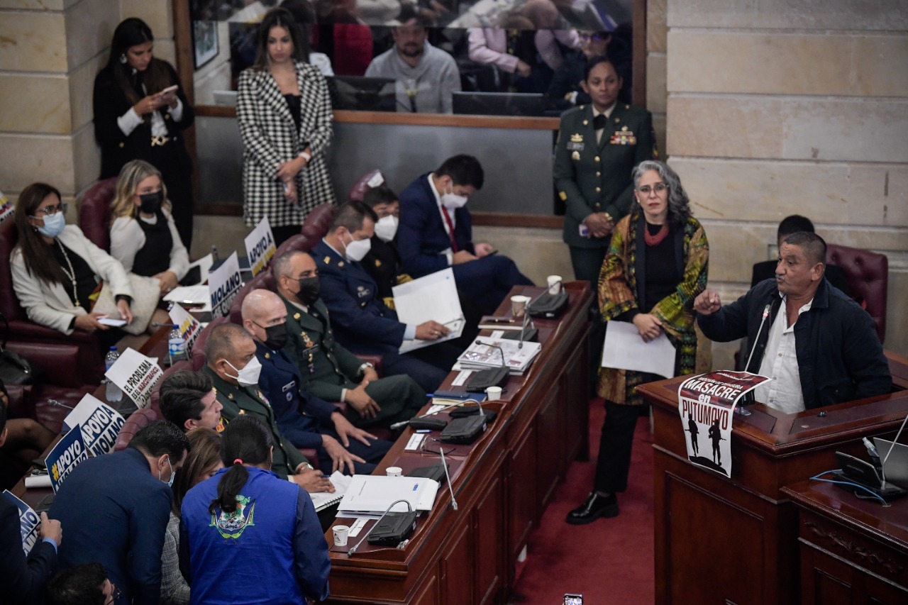 Debate de moción censura contra Diego Molano