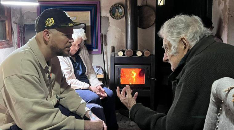 Pepe Mujica con líderes Mundiales