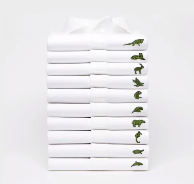 Lacoste cambia a su tradicional cocodrilo por 10 animales en peligro de extinción