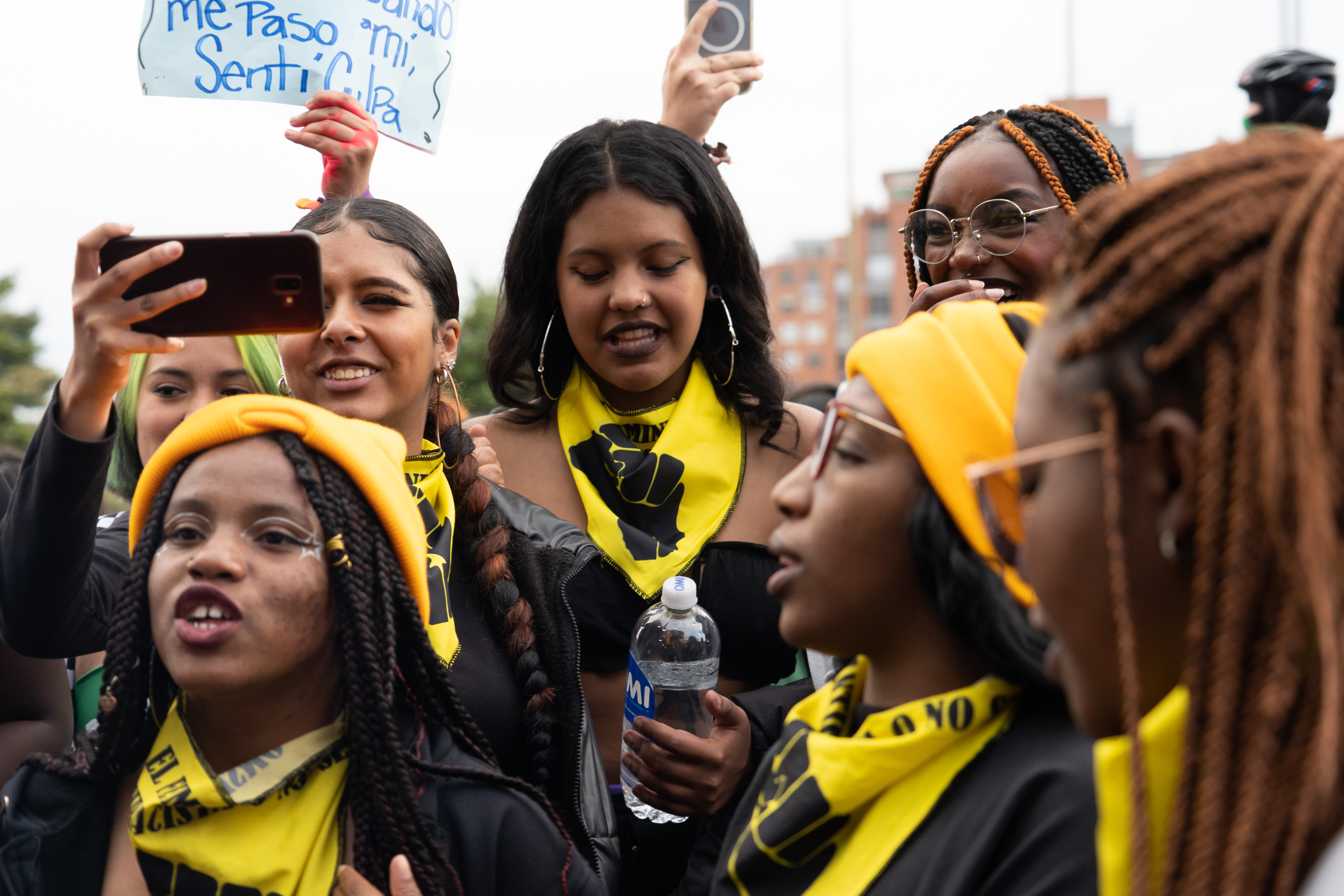 Las fotos que dejó la marcha del 8M en Bogotá.