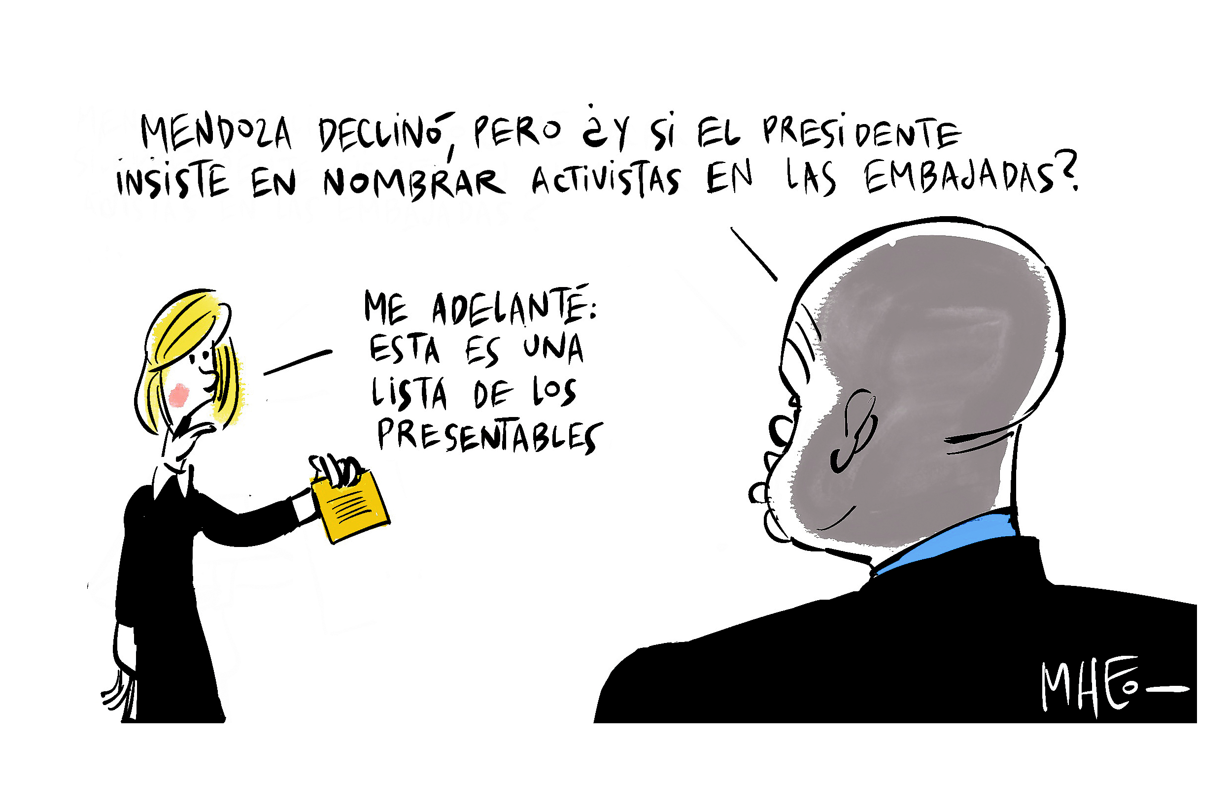 Cancillería precavida